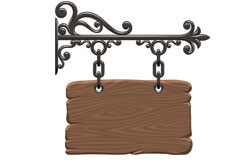 Firmenschild Aluette